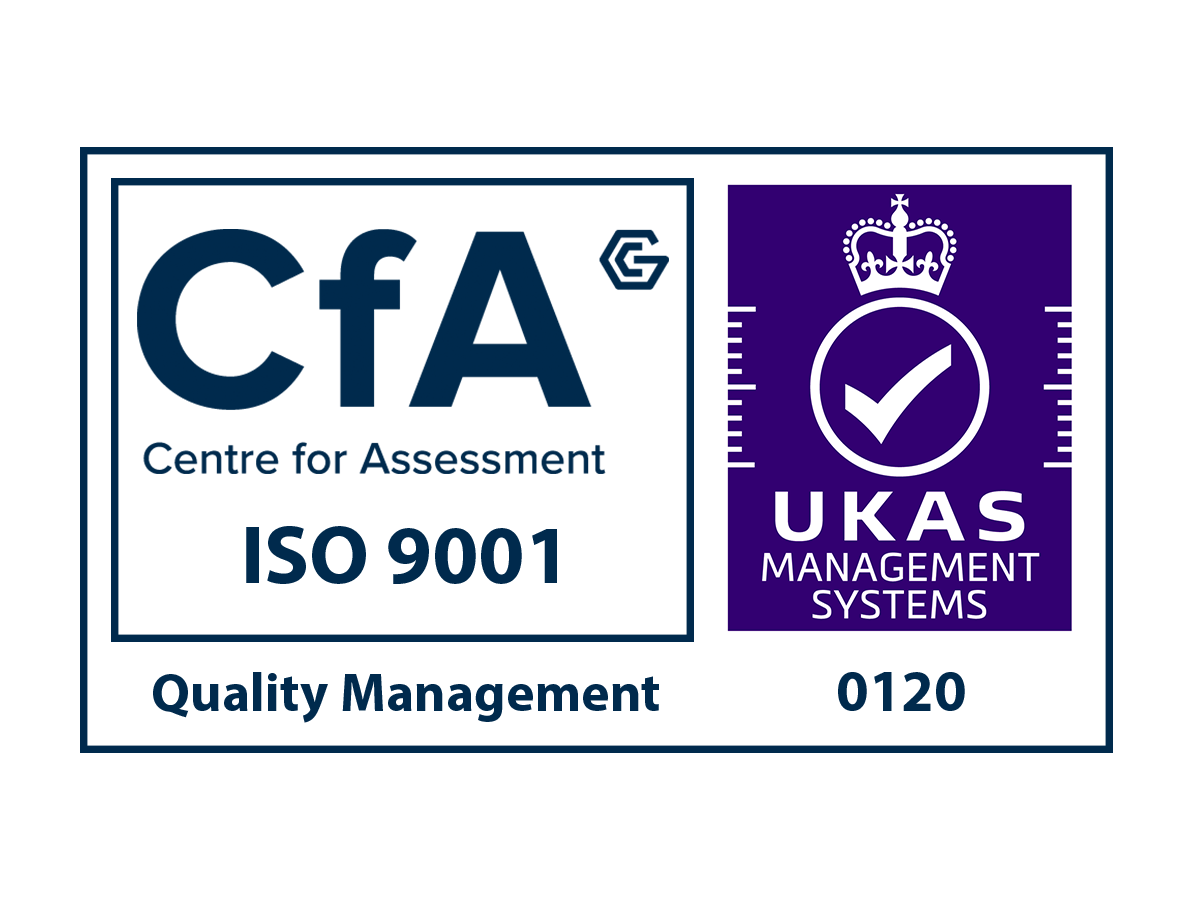 CfA Cert Logo Colour UKAS ISO 9001